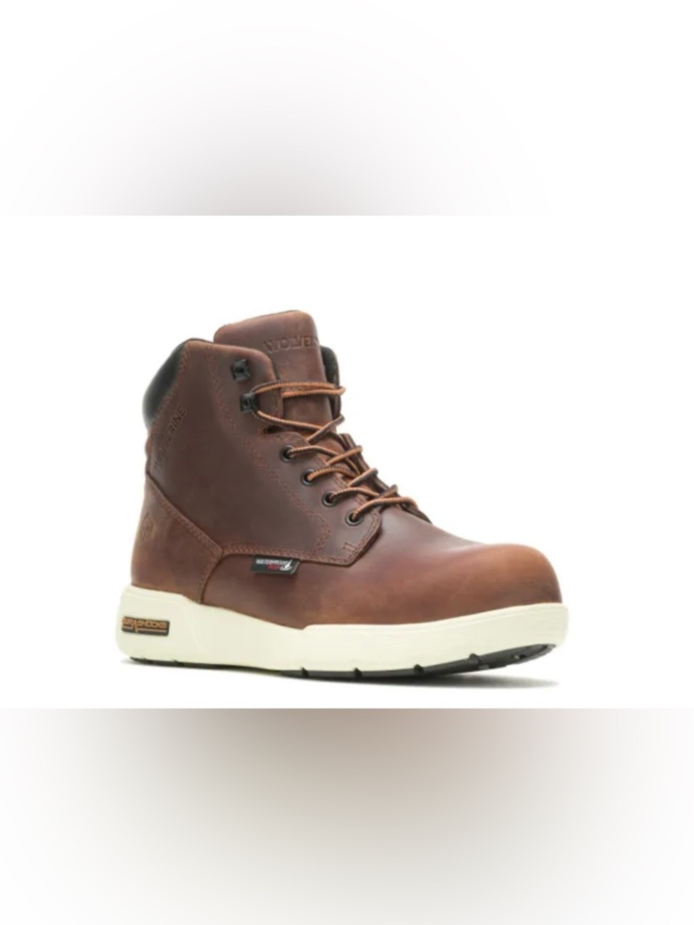 Wolverine Boots: Men's Peanut Soft Toe Kickstart Durashocks 6" Work Boot Soles